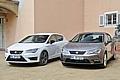 Im Vergleichtest der Seat Leon Cupra und der Seat Leon TGI. Foto: dpp-AutoReporter